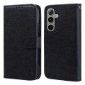 For Samsung Galaxy S24+ 5G Skin Feeling Oil Leather Texture PU + TPU Phone Case(Black)