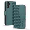 For Samsung Galaxy A14 Diamond Buckle Leather Phone Case with Lanyard(Green)
