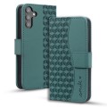 For Samsung Galaxy A24 4G / A25 5G Diamond Buckle Leather Phone Case with Lanyard(Green)