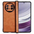 For Huawei Mate X5 Crazy Horse Texture Hinge Shockproof Protective Phone Case(Orange)