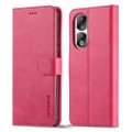 For Honor 90 Pro LC.IMEEKE Calf Texture Leather Phone Case(Red)