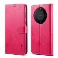 For Honor X50 LC.IMEEKE Calf Texture Leather Phone Case(Red)