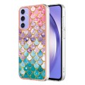 For Samsung Galaxy A15 5G Electroplating IMD TPU Phone Case(Colorful Scales)
