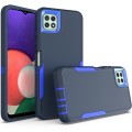 For Boost Mobile Celero 5G 2 in 1 Magnetic PC + TPU Phone Case(Royal Blue+Dark Blue)