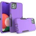 For Boost Mobile Celero 5G 2 in 1 Magnetic PC + TPU Phone Case(Purple+Black)