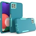 For Boost Mobile Celero 5G 2 in 1 Magnetic PC + TPU Phone Case(Blue+Blue Green)