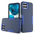 For Boost Mobile Celero 5G+ 2 in 1 Magnetic PC + TPU Phone Case(Royal Blue+Dark Blue)