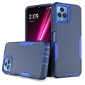 For T-Mobile REVVL 6 2 in 1 Magnetic PC + TPU Phone Case(Royal Blue+Dark Blue)
