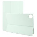 For Huawei MatePad Pro 13.2 Tri-fold Magnetic Clasp Leather Tablet Case(Light Green)