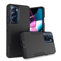 For Motorola Edge+ 2022 2 in 1 Magnetic PC + TPU Phone Case(Black)
