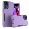 For Motorola Moto G 5G 2022 2 in 1 Magnetic PC + TPU Phone Case(Purple+Black)