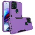 For Motorola Moto G Stylus 5G 2 in 1 Magnetic PC + TPU Phone Case(Purple+Black)