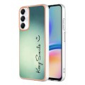 For Samsung Galaxy A05s Electroplating Marble Dual-side IMD Phone Case(Smile)
