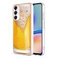 For Samsung Galaxy A05s Electroplating Marble Dual-side IMD Phone Case(Draft Beer)