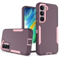 For Samsung Galaxy S23 5G 2 in 1 Magnetic PC + TPU Phone Case(Purple Red+Pink)