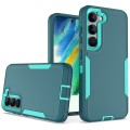 For Samsung Galaxy S23 5G 2 in 1 Magnetic PC + TPU Phone Case(Blue+Blue Green)