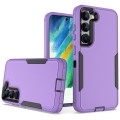 For Samsung Galaxy S23+ 5G 2 in 1 Magnetic PC + TPU Phone Case(Purple+Black)