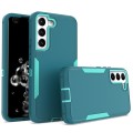 For Samsung Galaxy S22 5G 2 in 1 Magnetic PC + TPU Phone Case(Blue+Blue Green)