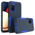 For Samsung Galaxy A03s 2 in 1 Magnetic PC + TPU Phone Case(Royal Blue+Dark Blue)