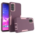 For Samsung Galaxy A13 2 in 1 Magnetic PC + TPU Phone Case(Purple Red+Pink)