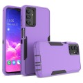 For Samsung Galaxy A13 2 in 1 Magnetic PC + TPU Phone Case(Purple+Black)