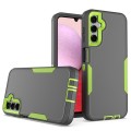 For Samsung Galaxy A14 5G 2 in 1 Magnetic PC + TPU Phone Case(Gray+Fluorescent Green)