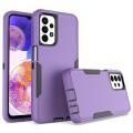 For Samsung Galaxy A23 2 in 1 Magnetic PC + TPU Phone Case(Purple+Black)