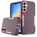 For Samsung Galaxy A34 5G 2 in 1 Magnetic PC + TPU Phone Case(Purple Red+Pink)