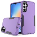 For Samsung Galaxy A34 5G 2 in 1 Magnetic PC + TPU Phone Case(Purple+Black)