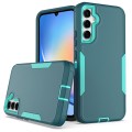 For Samsung Galaxy A34 5G 2 in 1 Magnetic PC + TPU Phone Case(Blue+Blue Green)