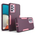 For Samsung Galaxy A53 5G 2 in 1 Magnetic PC + TPU Phone Case(Purple Red+Pink)