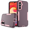 For Samsung Galaxy A54 5G 2 in 1 Magnetic PC + TPU Phone Case(Purple Red+Pink)