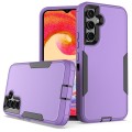 For Samsung Galaxy A54 5G 2 in 1 Magnetic PC + TPU Phone Case(Purple+Black)