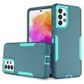 For Samsung Galaxy A73 5G 2 in 1 Magnetic PC + TPU Phone Case(Blue+Blue Green)