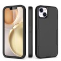 For iPhone 15 2 in 1 Magnetic PC + TPU Phone Case(Black)