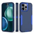 For iPhone 15 Pro Max 2 in 1 Magnetic PC + TPU Phone Case(Royal Blue+Dark Blue)