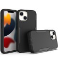 For iPhone 13 mini 2 in 1 Magnetic PC + TPU Phone Case(Black)