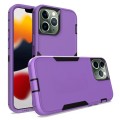 For iPhone 13 Pro Max 2 in 1 Magnetic PC + TPU Phone Case(Purple+Black)
