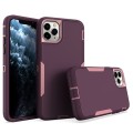 For iPhone 12 Pro 2 in 1 Magnetic PC + TPU Phone Case(Purple Red+Pink)