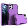For  iPhone 11 2 in 1 Magnetic PC + TPU Phone Case(Purple+Black)