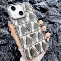 For iPhone 14 Little Love Electroplated Phone Case(Silver)