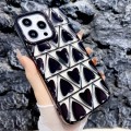 For iPhone 14 Pro Little Love Electroplated Phone Case(Black)