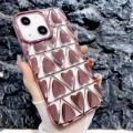 For iPhone 13 Little Love Electroplated Phone Case(Pink)