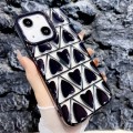 For iPhone 13 Little Love Electroplated Phone Case(Black)