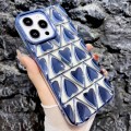 For iPhone 12 Pro Little Love Electroplated Phone Case(Blue)