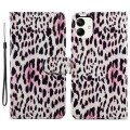 For Samsung Galaxy A05 Painted Pattern Horizontal Flip Leather Phone Case(Leopard)