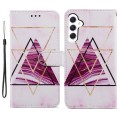 For Samsung Galaxy A05s Painted Pattern Horizontal Flip Leather Phone Case(Marble)