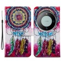For Huawei Mate 60 Pro Painted Pattern Horizontal Flip Leather Phone Case(Dreamcatcher)
