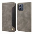 For Motorola Moto G54 Skin Feel Splicing Leather Phone Case(Grey)