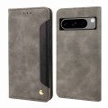 For Google Pixel 8 Pro Skin Feel Splicing Leather Phone Case(Grey)